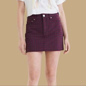 American Eagle Outfitters Plaid Mini Skirt